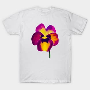 Giant fuchsia pansy T-Shirt